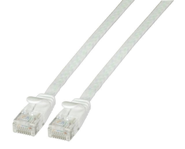 Cable Efb RJ45 Flach Network U UTP, CAT.6A, Pvc, 3M, White
