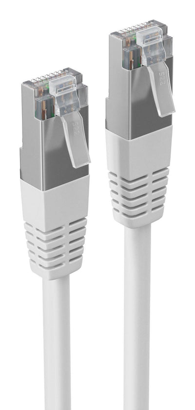 Shiverpeaks Cable Connection Network . CAT.6, S FTP, Lzsh, White 10M — image 1