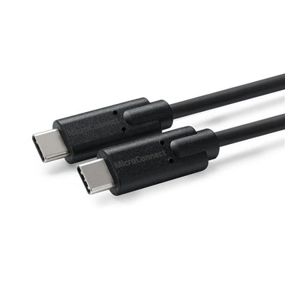 Microconnect USB3.1CC2 USB Cable USB 3.2 Gen 2 (3.1 Gen 2) 2M USB C Black — image 1