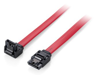 Equip Cable SATA III Acodado 0.5M With Clip Security 111902 — image 1