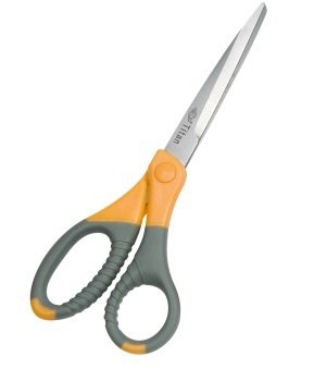 Wedo Scissors Steel Inoxidable Titan Plus 7 Pulgadas 17,7CM Grey/Yellow — image 1