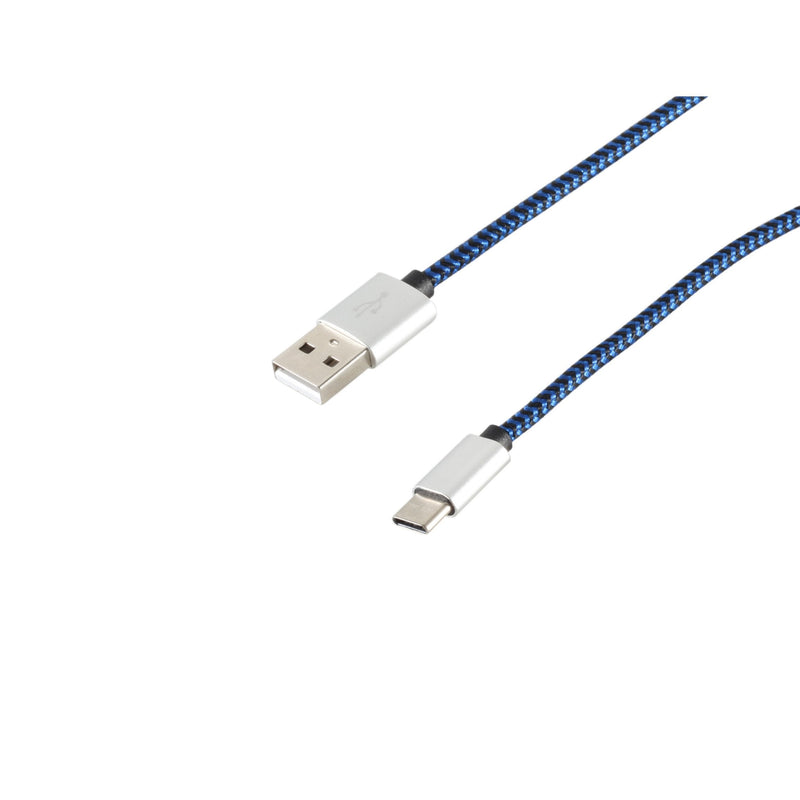 S-conn 14-50018 USB Cable 0,3M USB 2.0 USB a USB C Blue
