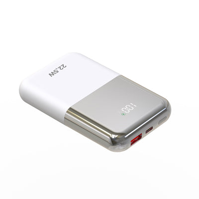 Leotec Powerbank 10000MAH LEPOW22W10WS 22.5W White And Silver Includes USB Cable Type-c — image 1