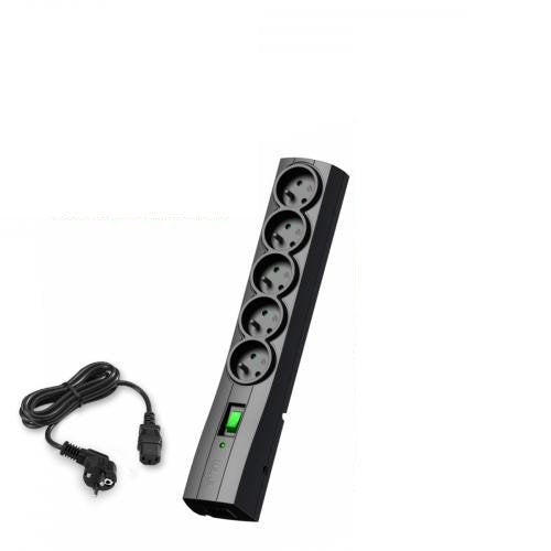 Ever Power Strip Variant 2M Black 5 Salidas AC 250V