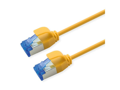 Roline Network Cable CAT.6A (class Ea) S FTP (pimf), Lsoh, PoE, Yellow 3M — image 1