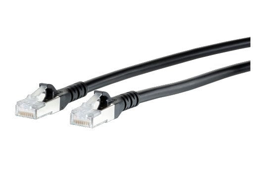 Metz Connect Network Cable CAT.6A Awg 26, Lsoh, Black 90M