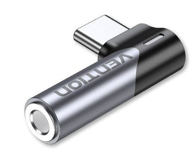 Vention Adapter Audio BGWH0 Jack 3.5 Female USB Type-c Male Grey — image 1