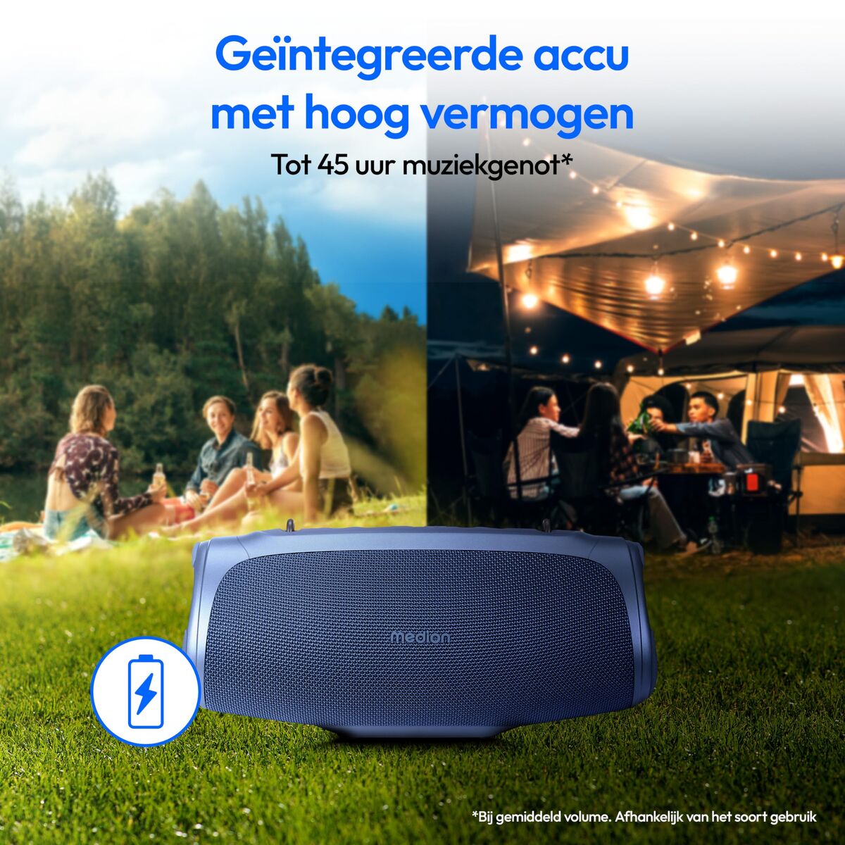 Medion Portable Bluetooth Speakers Medion 50077072 Blue 4 W