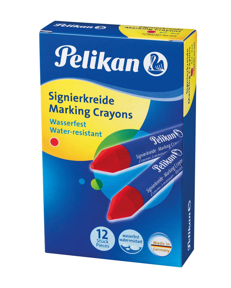 Pelikan Barra Marcar 762/12 - 12MM - Resistant Water - Punta Biselada - Ideal Resaltar Textos - Colour Red