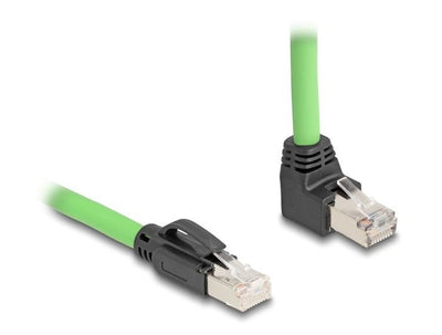 Delock RJ45 Network Cable CAT.6A Male a Male Oben Angular Sf/UTP — image 1