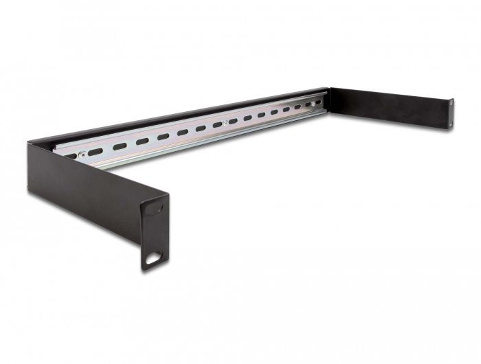 Delock Panel Riel Din 19 1U Black