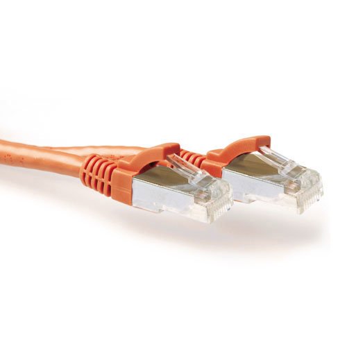 Orange 30 Meter Lszh SFTP CAT.6A Patch Cable Snagless With RJ45 Connectors