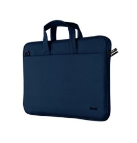 Trust Case Laptop 14 Bologna Slim Eco Compartimento Acolchado Bolsillo Front Blue — image 1