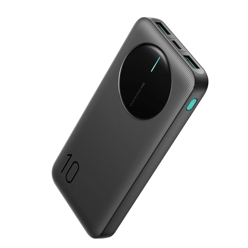 Joyroom Powerbank JR-PBF12 10000MAH 2.4A With 2 Ports USB-A And 1 USB-C – Black