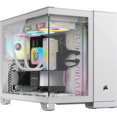Corsair Box Icue Link 2500X Rgb, White Glass Tempered X 2 CC-9011268-WW — image 1