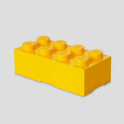 Lego Lunch Box 8 Yellow