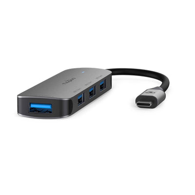 Nedis CCGB64220GY01 Hub Interfaz USB 3.2 Gen 1 [3.1 Gen 1] Type-c 5000 Mbit/S Grey — image 1