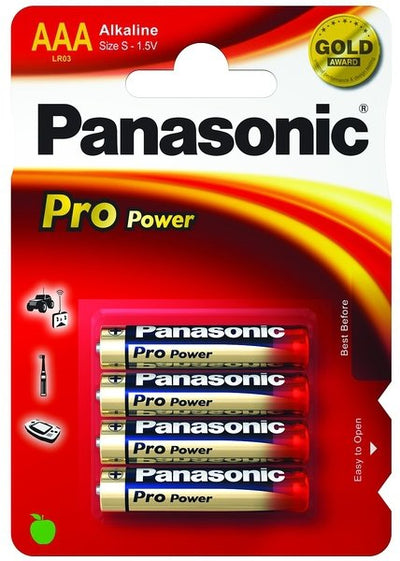 Panasonic Battery Alkalina Propower LR03 Aaa (blister 4 Batteries — image 1