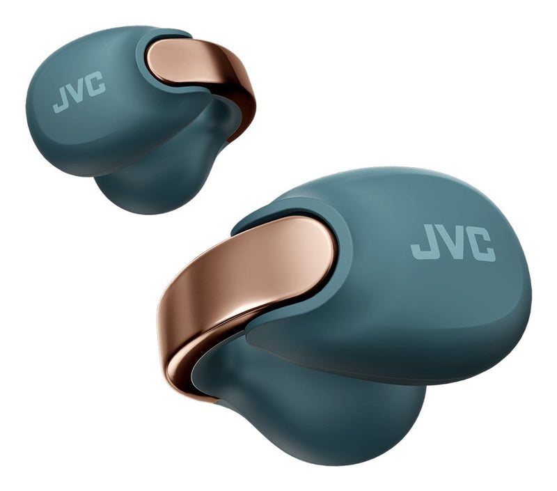 JVC Headphones HA-NP1T True Wireless Stereo (tws) Clip Oreja USB Type-c Bluetooth Blue Oro