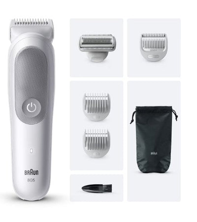 Braun Bg 5550, Cortapelo Corporales Impermeables Hombre + Accesorios — image 1