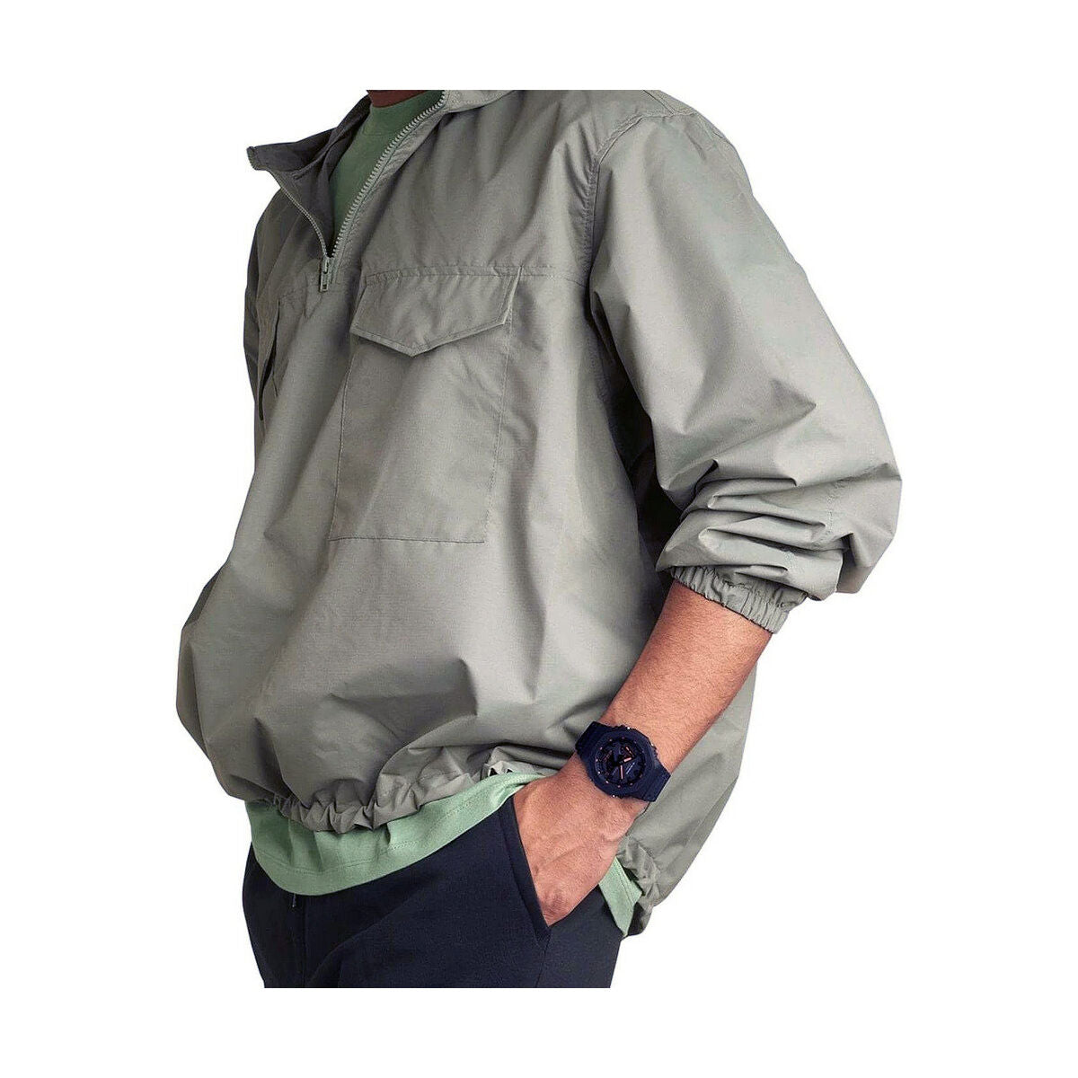 Casio G-Shock Men's Watch Casio G-Shock Oak - Neon Orange Index Black (Ø 45 Mm)