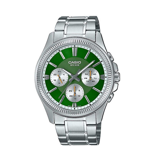 Casio Men's Watch Casio Day Date Multifunction - Green (Ø 43,5 Mm)