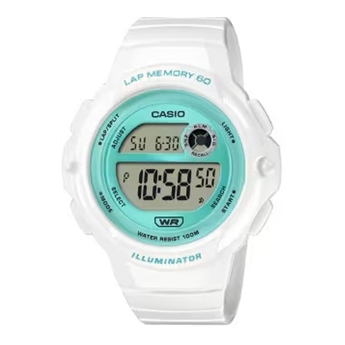 Casio Ladies' Watch Casio Illuminator - Turquoise (Ø 40,5 Mm)