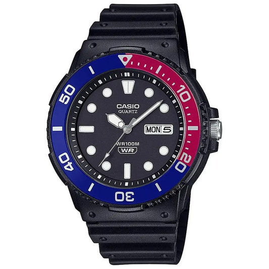 Casio Men's Watch Casio Diver 100M - Black (Ø 45 Mm)