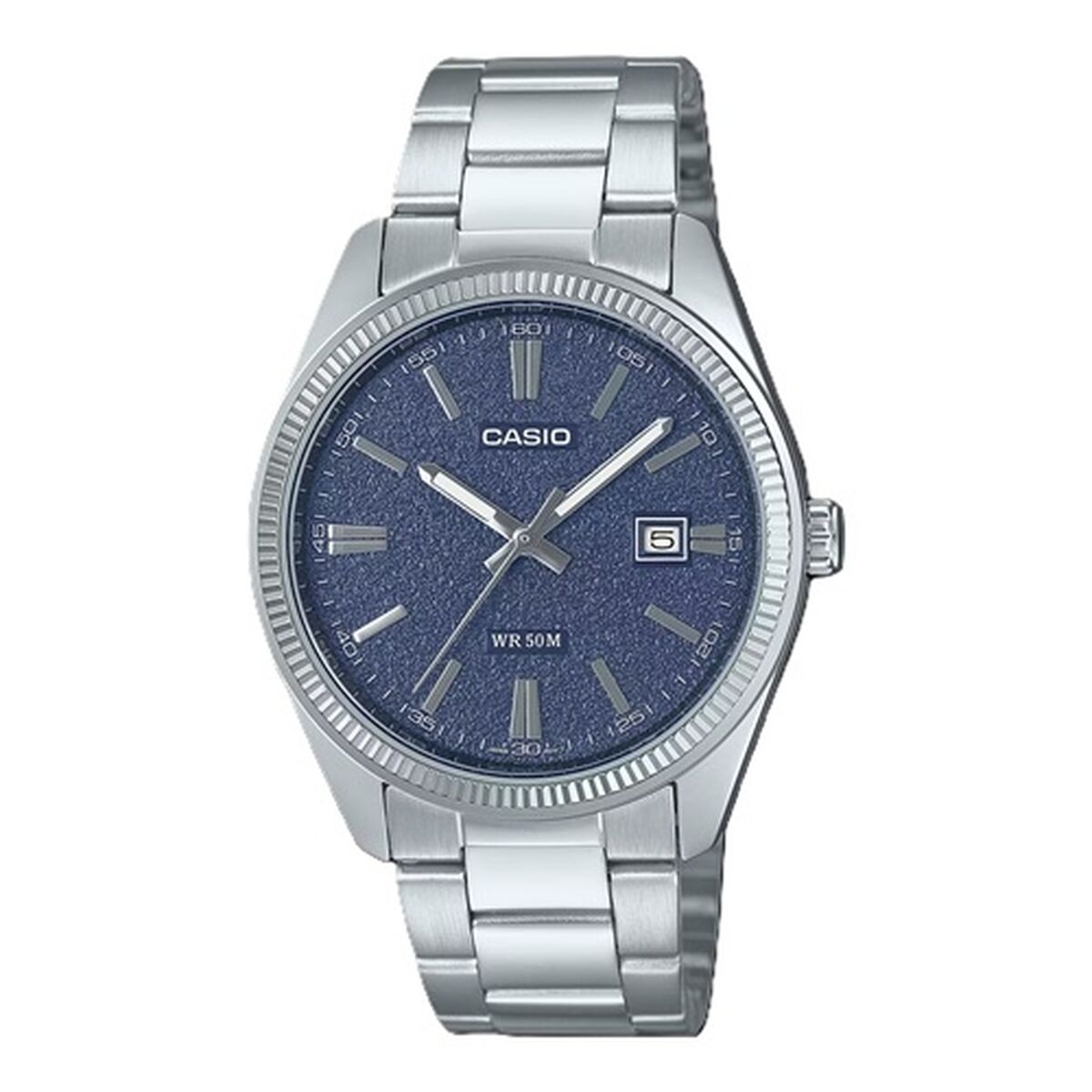 Casio Men's Watch Casio Date - Blue, Matte Dial (Ø 38,5 Mm)