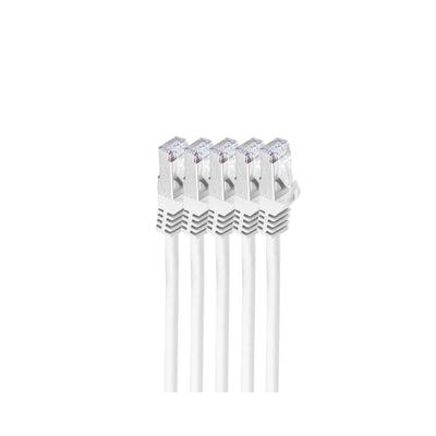Shiverpeaks RJ45 Network Cable S FTP, CAT.7 VE5, 1M White — image 1
