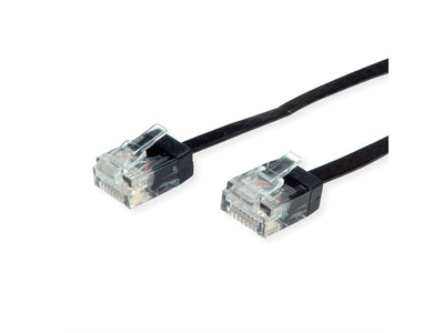 Roline UTP Network Cable KAT.6A Class Ea Ultra-slim Black 2M — image 1