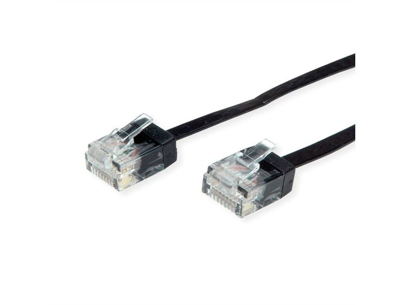 Roline UTP Network Cable KAT.6A Class Ea Ultra-slim Black 1.5M