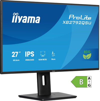 Iiyama Monitor Prolite XB2792QSU-B1 27 2560 X 1440 Pixels Quad HD Black — image 1