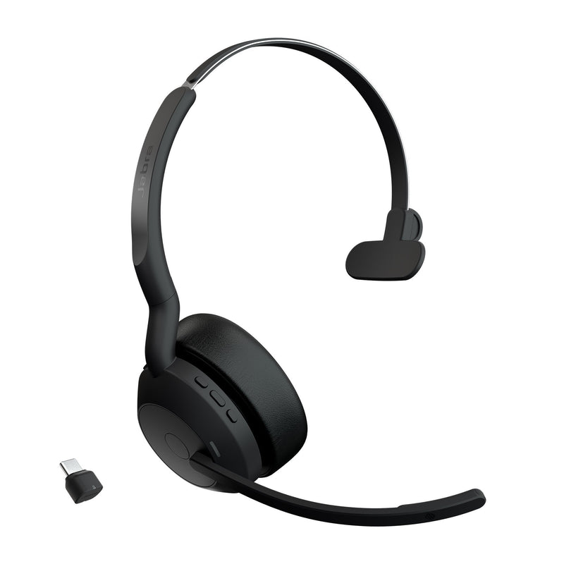 Jabra EVOLVE2 55 Headphones Wireless Diadema Bluetooth Black