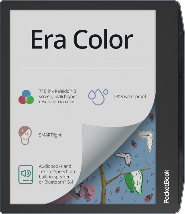 Pocketbook Era Colour Lectore E-book Screen Touchscreen 32GB Wi-Fi Black Blue Claro