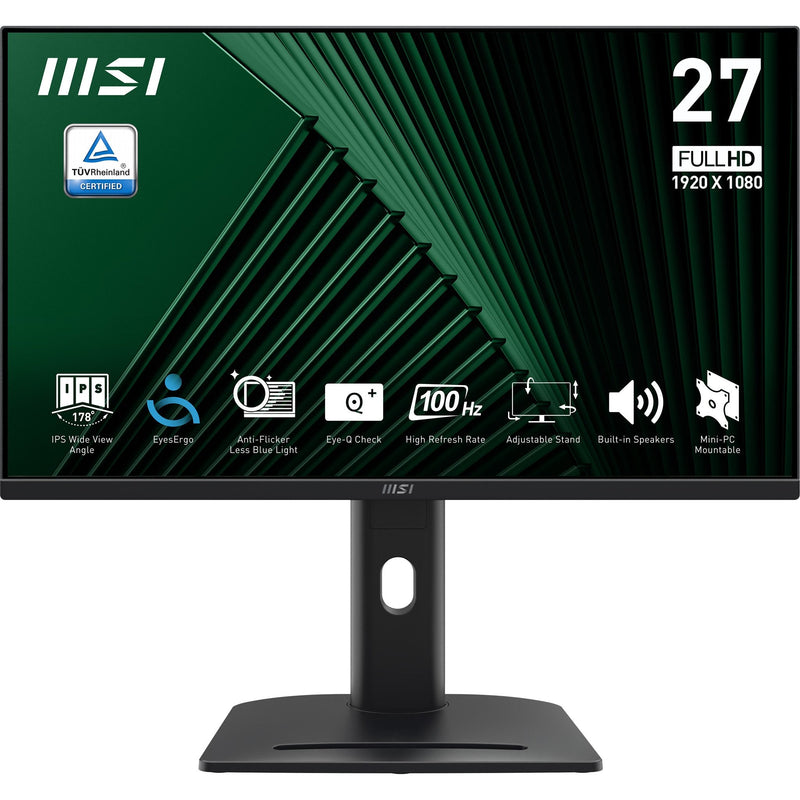 MSI Monitor Pro MP275PG 27 1920 X 1080 Pixels Full HD LCD Black