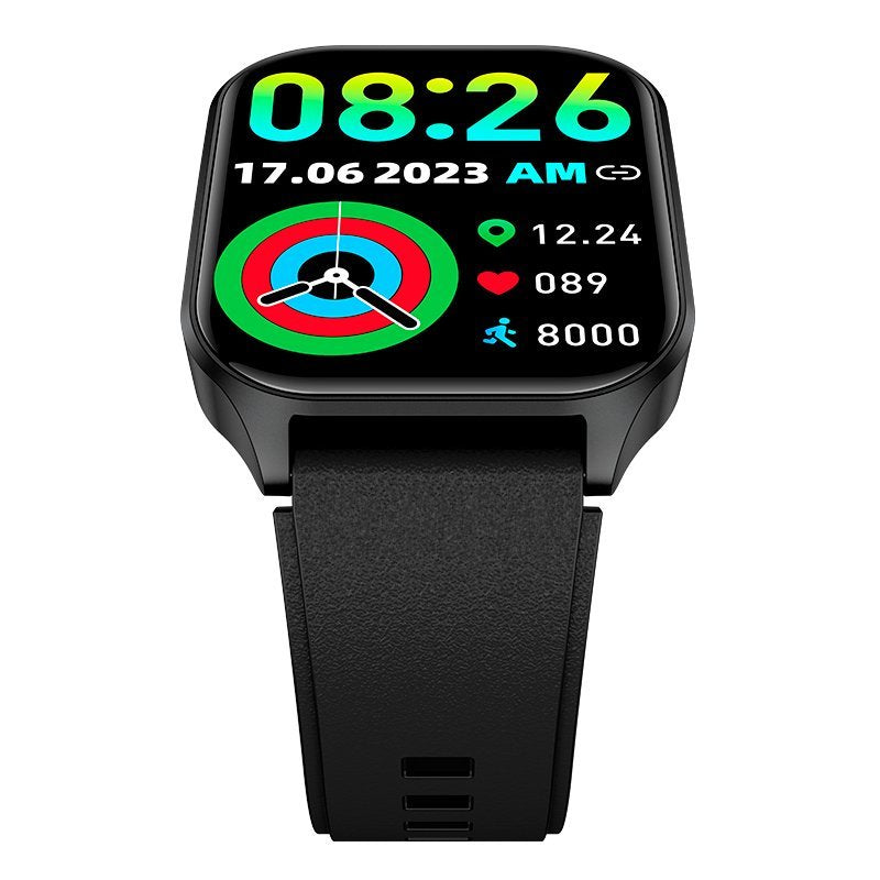 Cool Smartwatch Screen Amoled Curved Silicone Black
