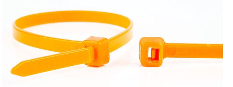 Wkk Sujeción Cables Kunmmoff Orange 100X2,5MM 100M.