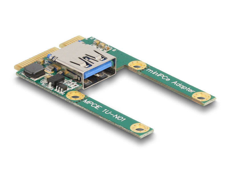 Delock 80039 Mini PCIE I/ Or 1 X USB 2.0 Tipo-a Female Full Size / Half Size