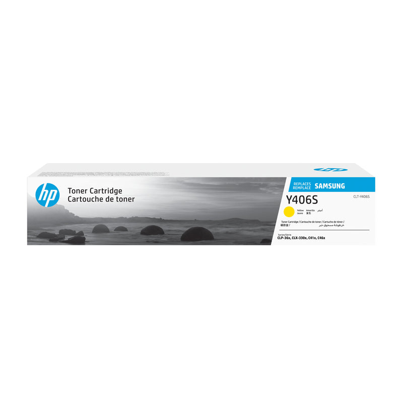 Samsung Genuine Toner Yellow SU462A Printers Que Usen CLT-Y406S - 1000 Paginas - Compatible Segun Especificaci
