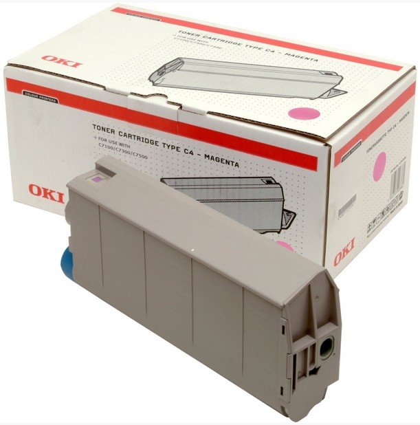 Oki Genuine Toner Laser Magenta Type C4 10.000 Paginas C/7100/7300/7350/7500