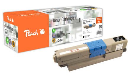 Peach Toner Oki C332XL 46508712 Black Remanufacturado