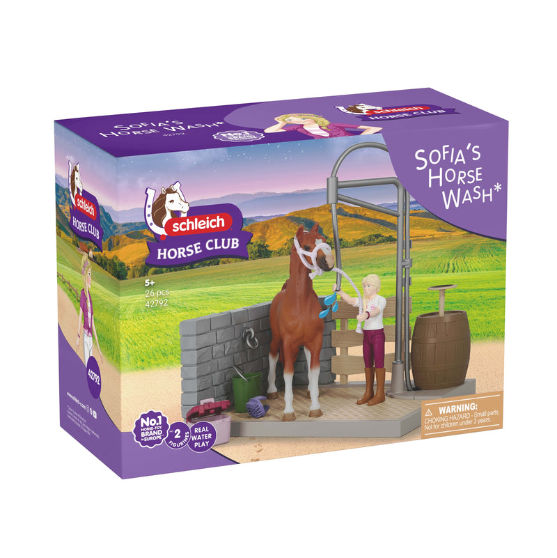 Schleich Figure Estación Lavado Caballos Sofía Club Ecuestre 42792