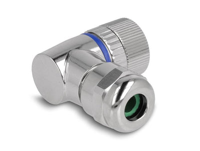 Delock 60565 M12 Connector Codificado a 4 Pines Female Assembly With Connection Screw With Ángulo 90° Metal — image 1
