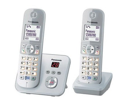 Panasonic Phone KX-TG6822 Dect Identificador Llamadas Silver — image 1