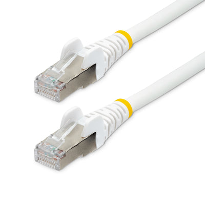 StarTech.com NLWH-50C-CAT.6A-PATCH Network Cable White 0,5M S/FTP [s-STP] — image 1
