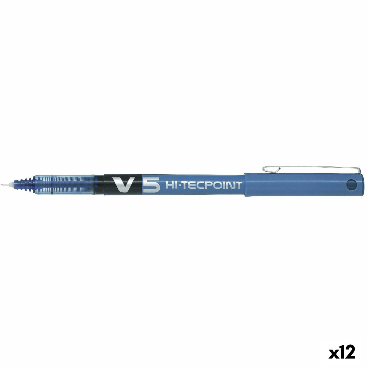 Liquid ink pen Pilot V-5 Blue 0,5 mm 0,3 mm (12 Units)