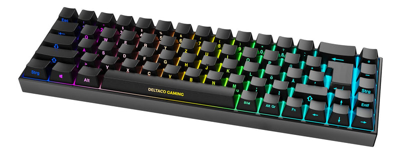 Deltaco Gaming Keyboard DK440R Wireless, Rgb, Black