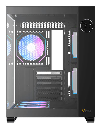 Ocypus PC Case Iota C70 ARGB Black Panoramaglas) IOTA-C70-BKD600XX-GL — image 1
