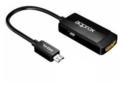 Approx Adapter Mhl 3.0A HDMI APPC24 Connector HDMI / Mhl Compatible Mhl 1/2/3 Supports Formatos 4K Up To 2160P — image 1